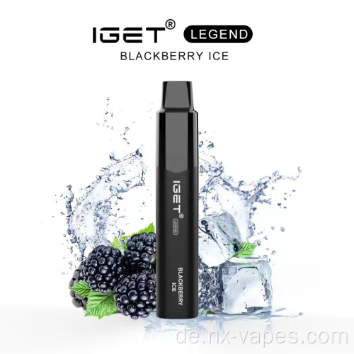 Iget Legend verfügbares Vape -Gerät